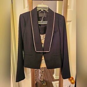 BCBG 2-pc Black and tan suit. Worn once.
